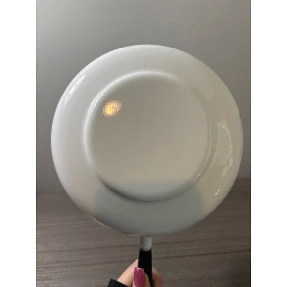 VTG MCM San Ignacio Enamelware Fondue Pot Colorful Seafood & Vegetable Motif - Picture 8 of 8